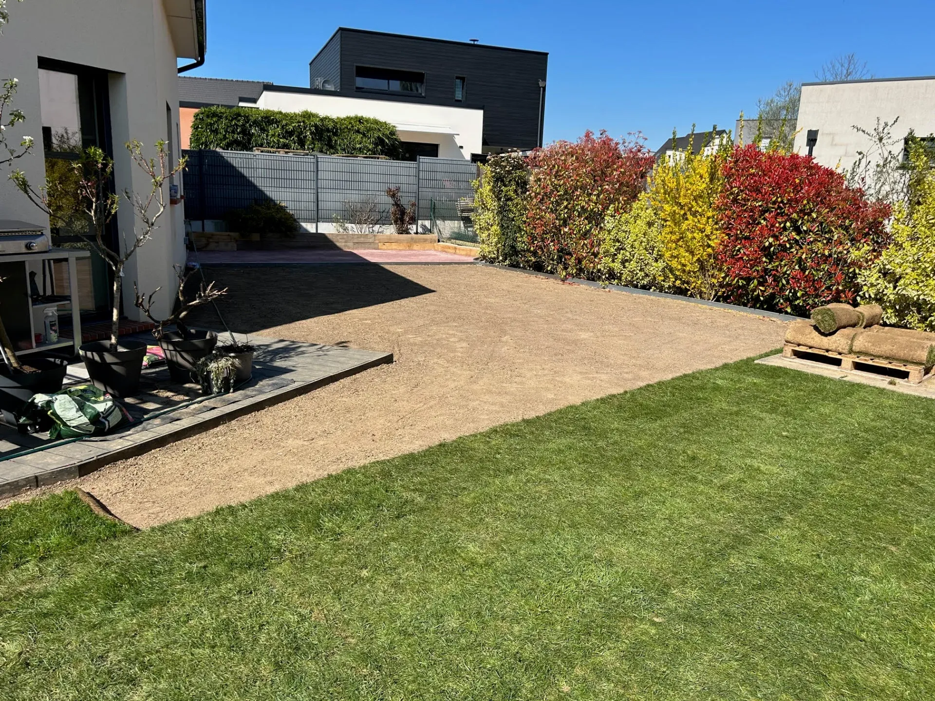 Création et remise en état de terrains